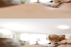 Riley Reid And Mia Malkova Enjoy Sucking Cock
