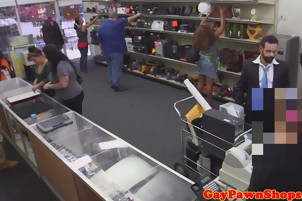 Man Tries To Pawn Ends Up In Back Room Fuck