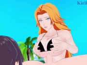 Rangiku Matsumoto and I have intense sex on the beach. - BLEACH Hentai