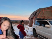 Big Booty Stranger Lets Me Fuck Her At Campsite On Christmas