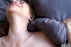 Hot girlfriend first time anal sex while being filmed
